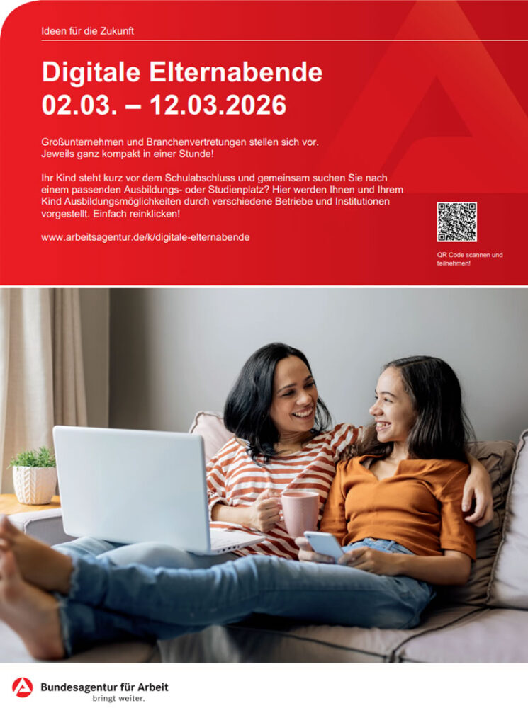 2026 03 12 Digitale Elternabende der Bundesagentur fuer Arbeit