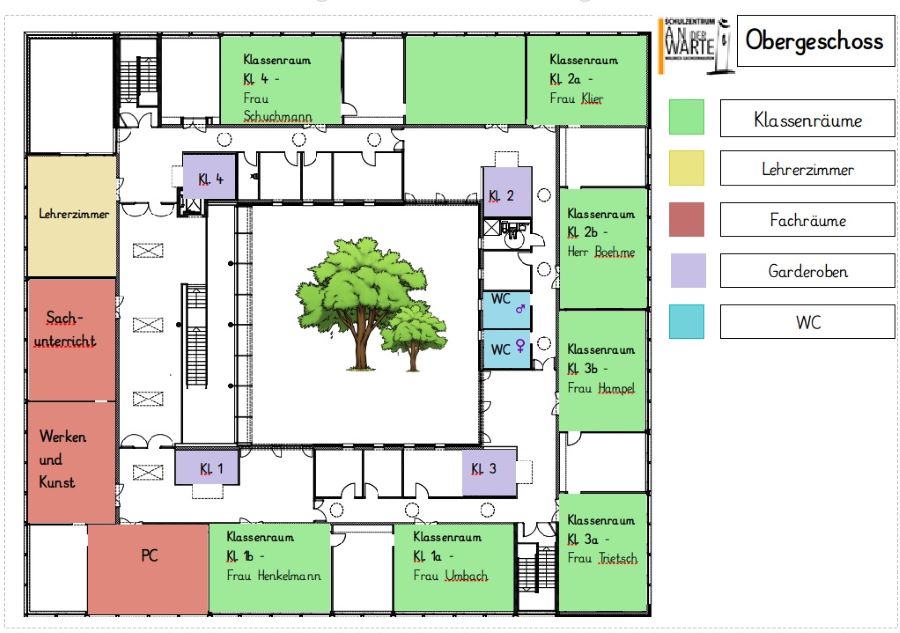 Plan Obergeschoss